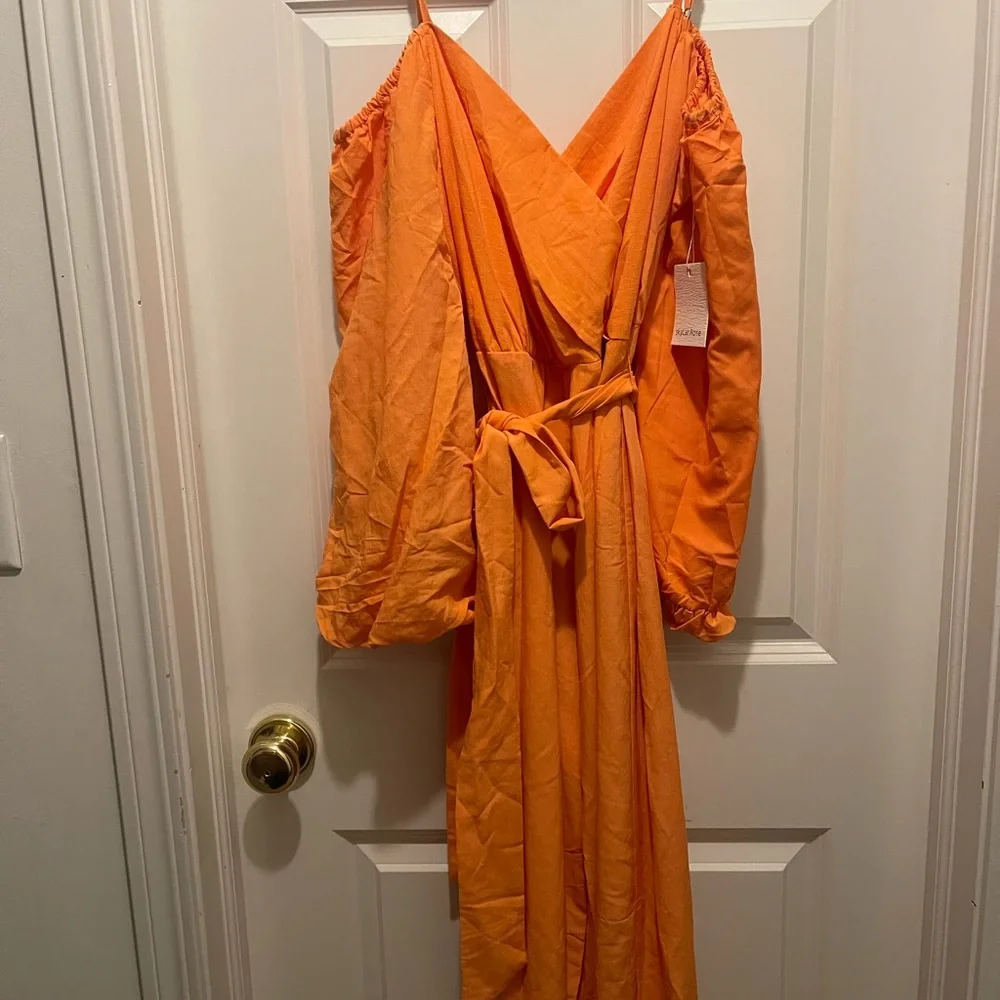 VICI orange jumpsuit - Picture 3 of 3